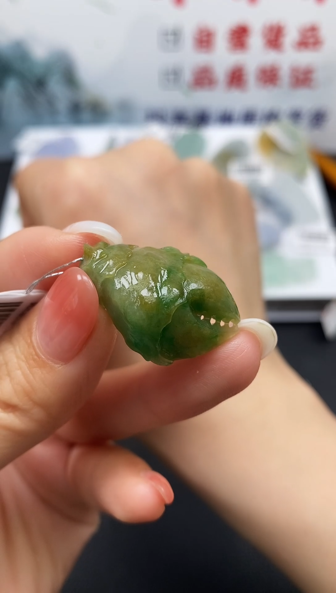 定制翡翠未镶嵌翡翠毛货~