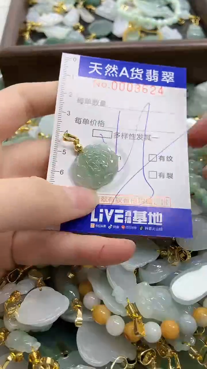 颈饰未镶嵌翡翠天然A货翡翠