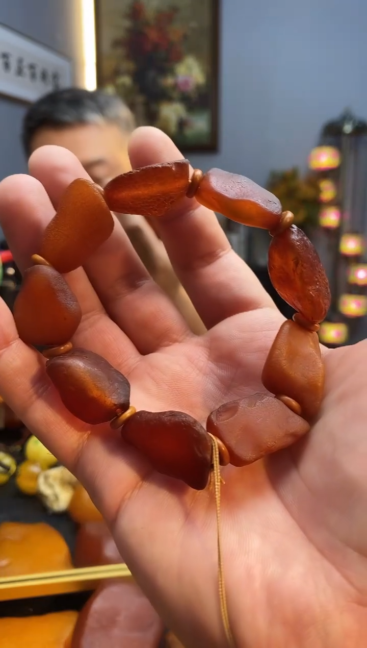 手链琥珀未镶嵌手串