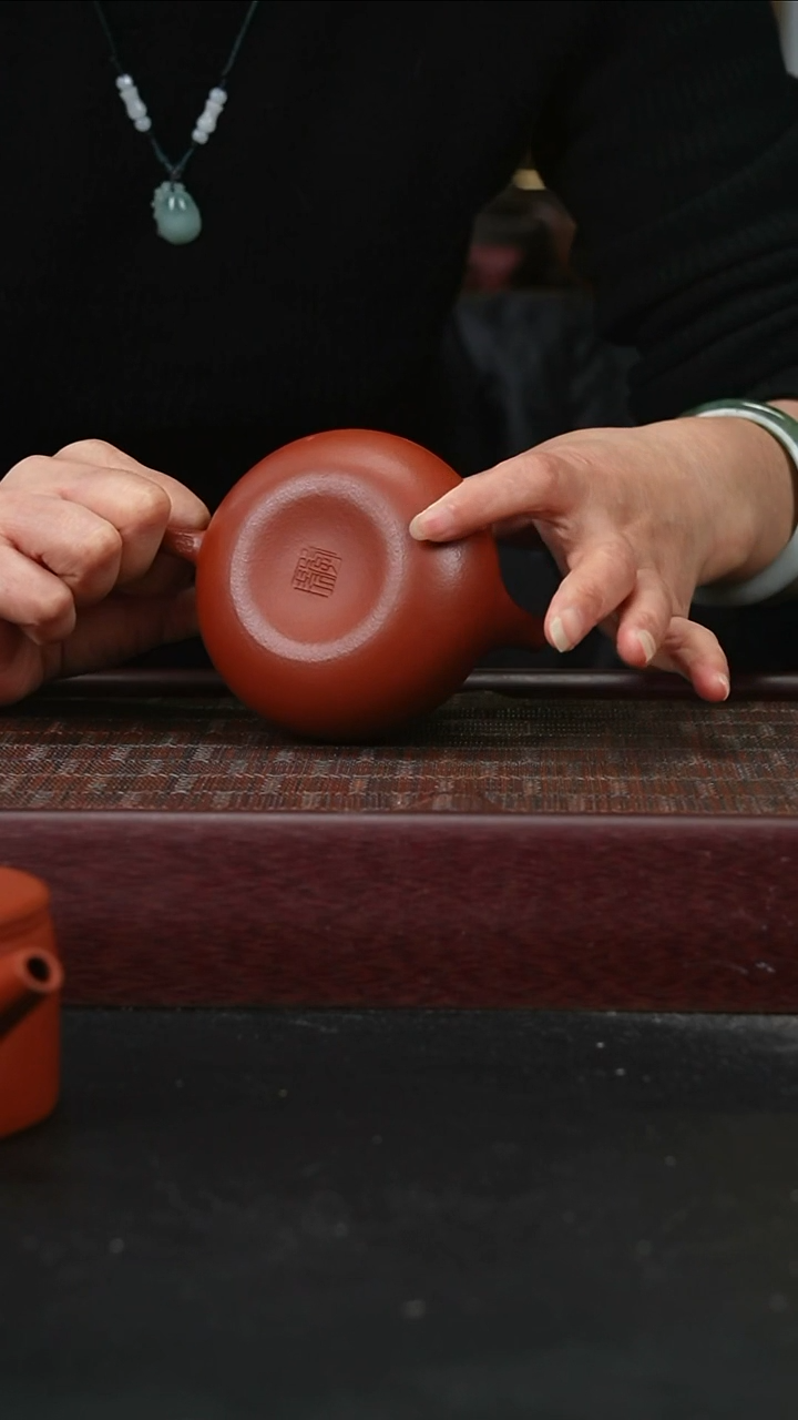 茶壶紫砂zq朱泥容天