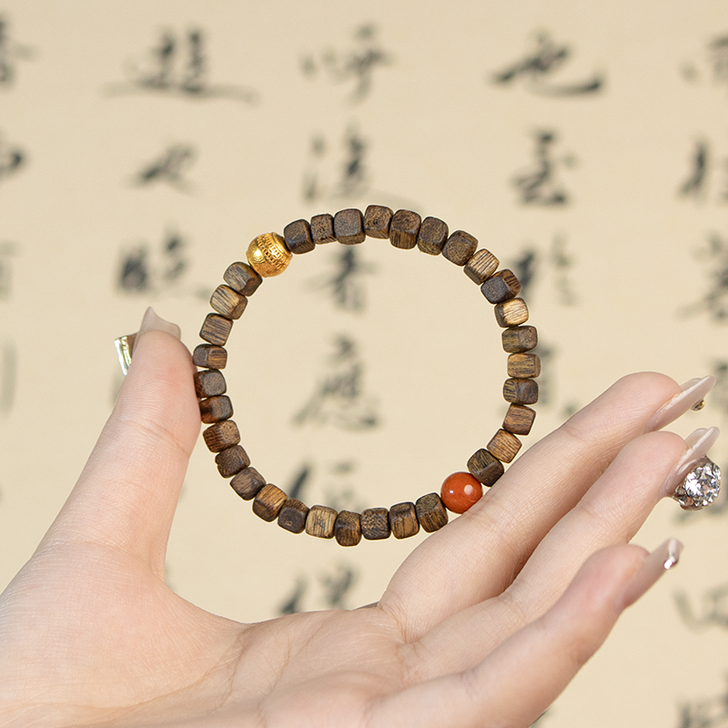 沉香【开播福利】头货海南莺歌绿奇楠·方糖沉香手串（多样性发一）