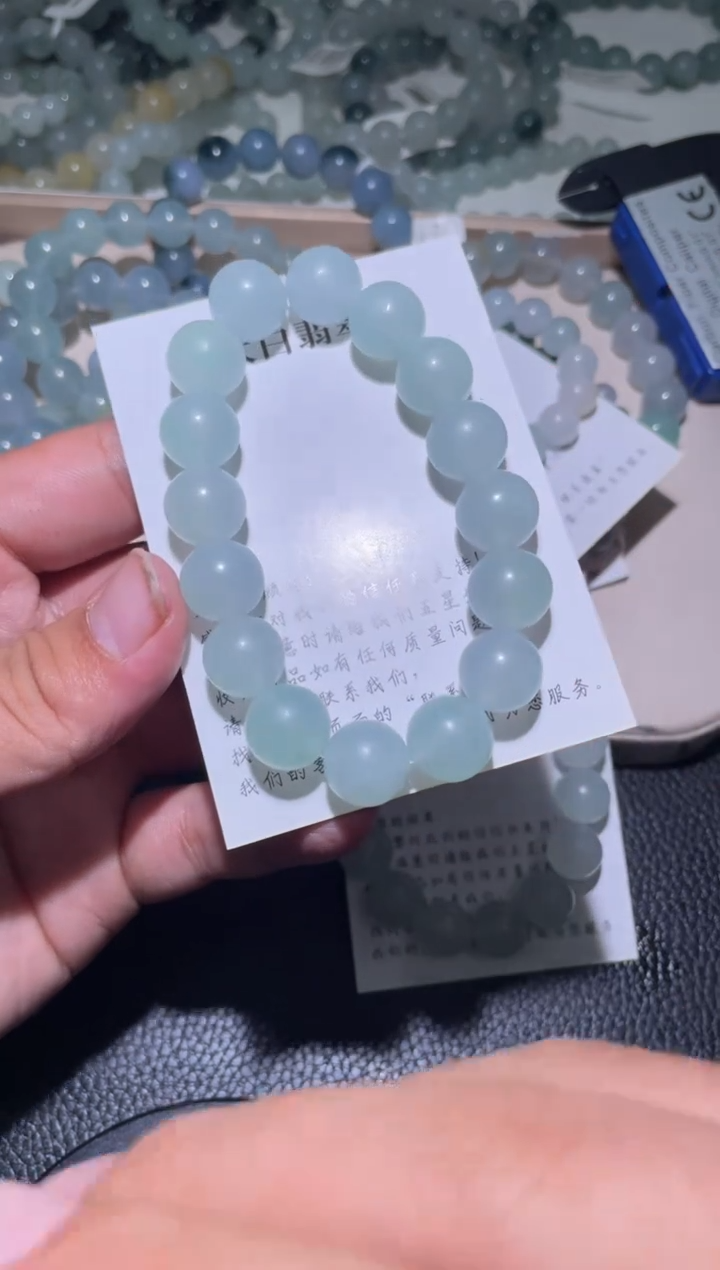 未镶嵌定制翡翠ℋ****伙珠串