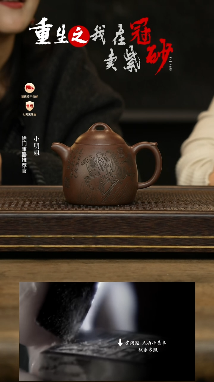 徐门雅器紫砂茶壶110