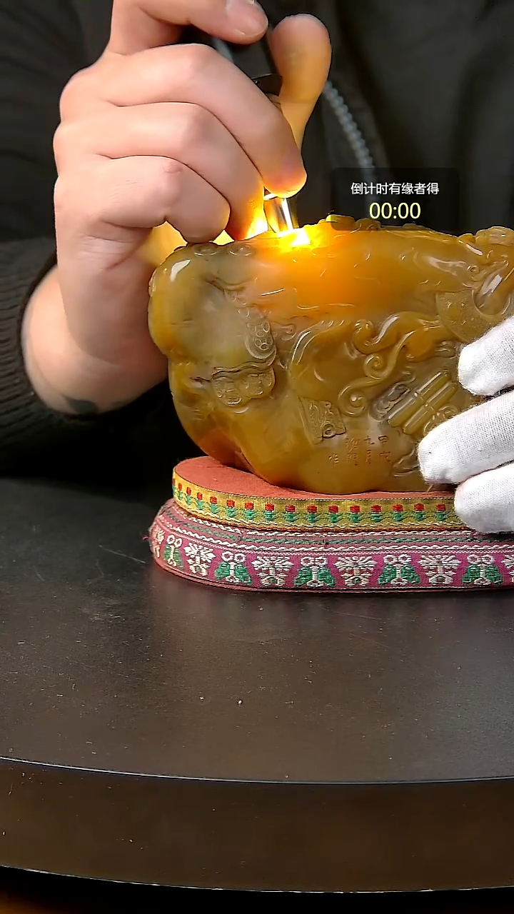 寿山石印石一物一拍