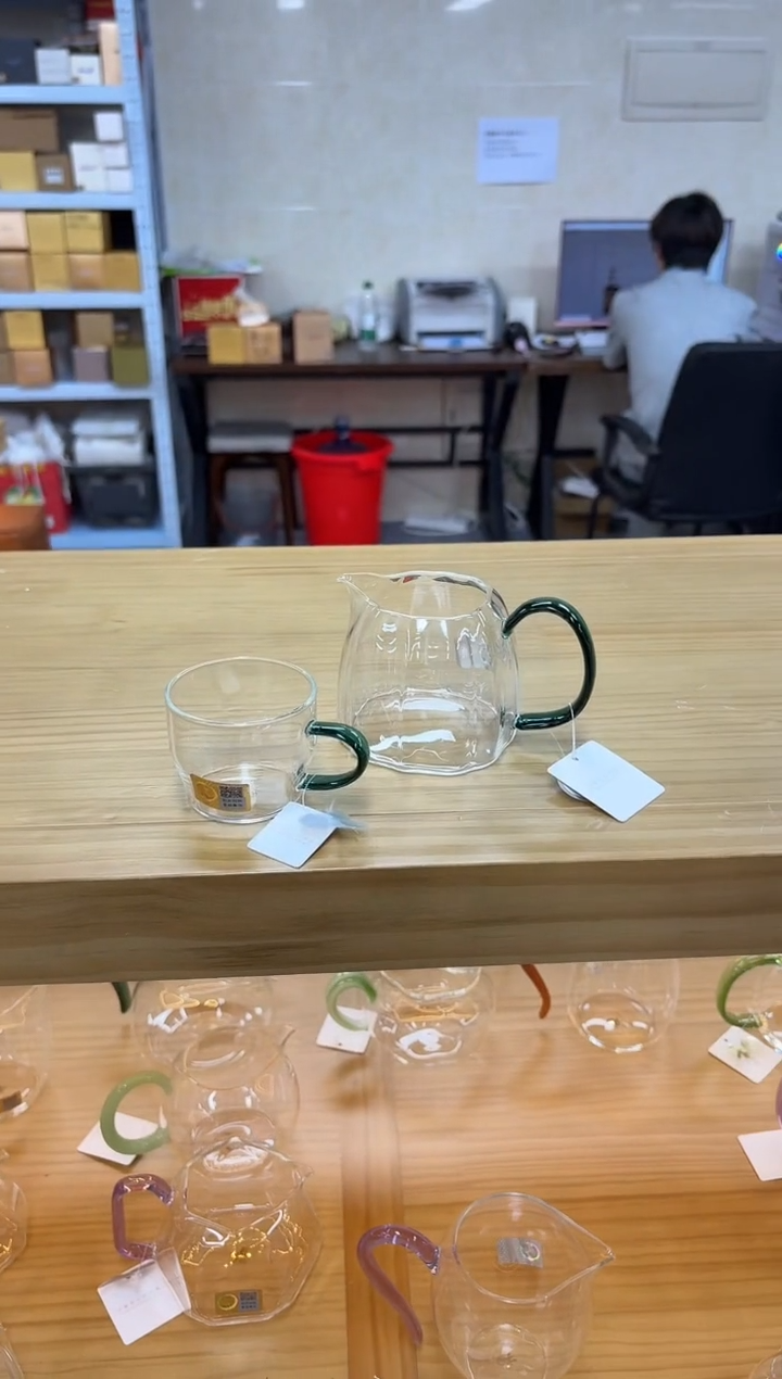 禾器倾妍茶海墨绿色+禾器清尚杯一个装