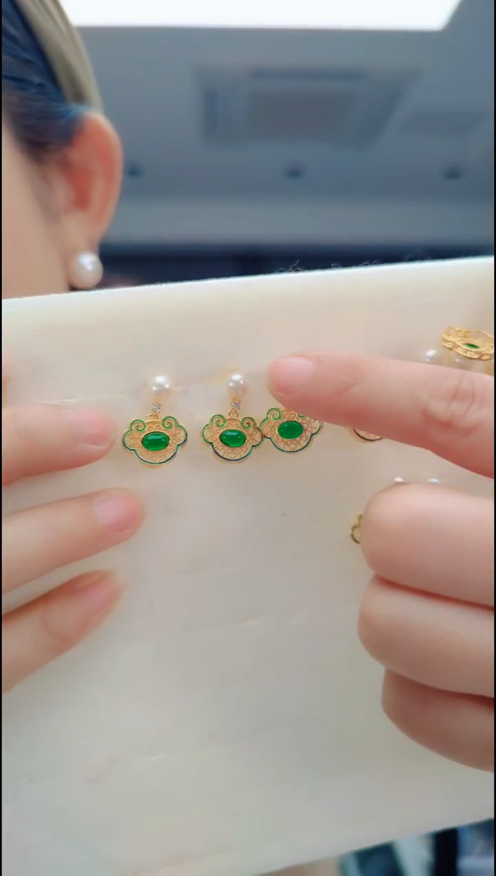 颈饰未镶嵌淡水珍珠2202耳坠