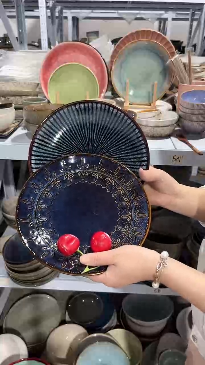 【闪购商品】瓷片外贸尾货瑕疵满20包邮X2 小盘组合