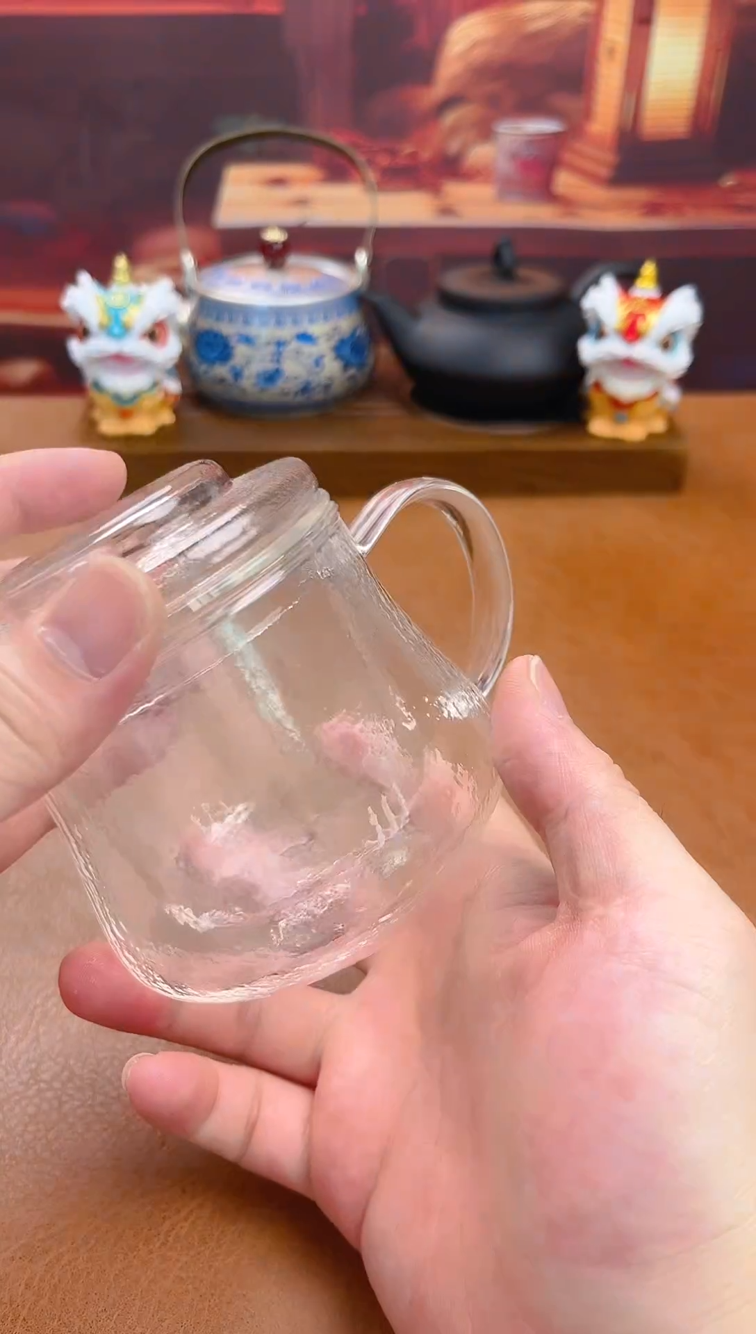 陶瓷茶具摆件旅行套组