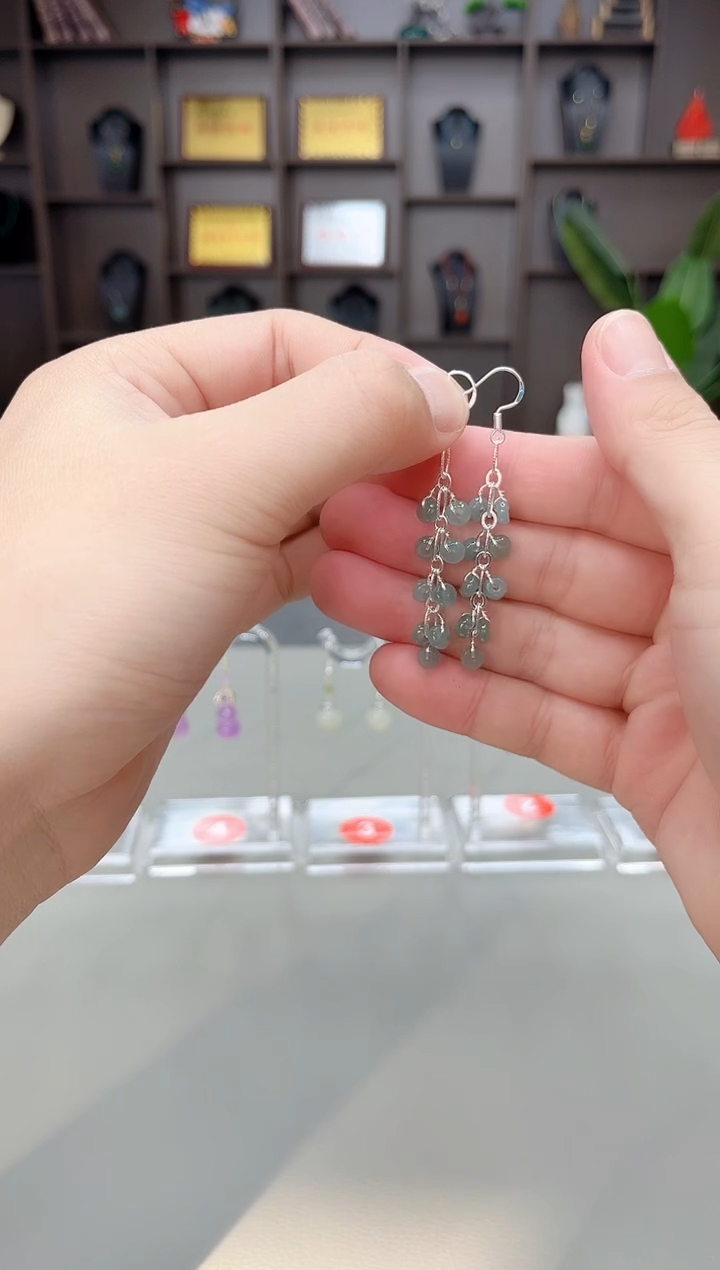 未镶嵌翡翠耳饰911000