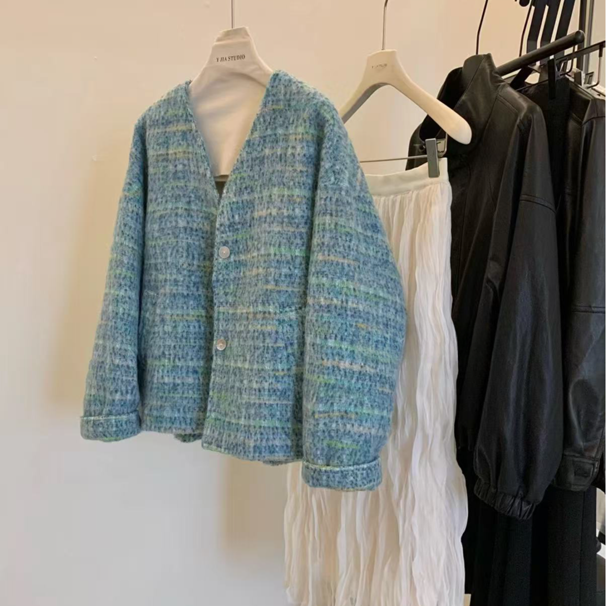 G衣长70    9669【南风意】夹棉香风外套