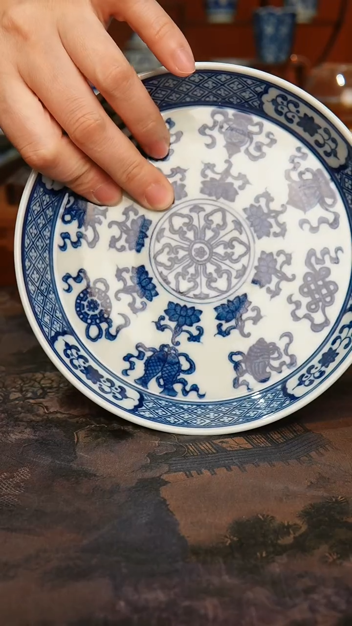 【闪购商品】景德镇镹曰烧柴手工手绘茶具