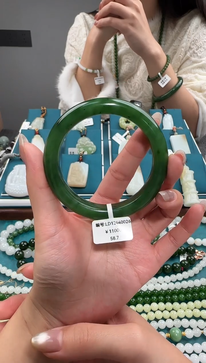 未镶嵌手镯和田玉LD 58.7