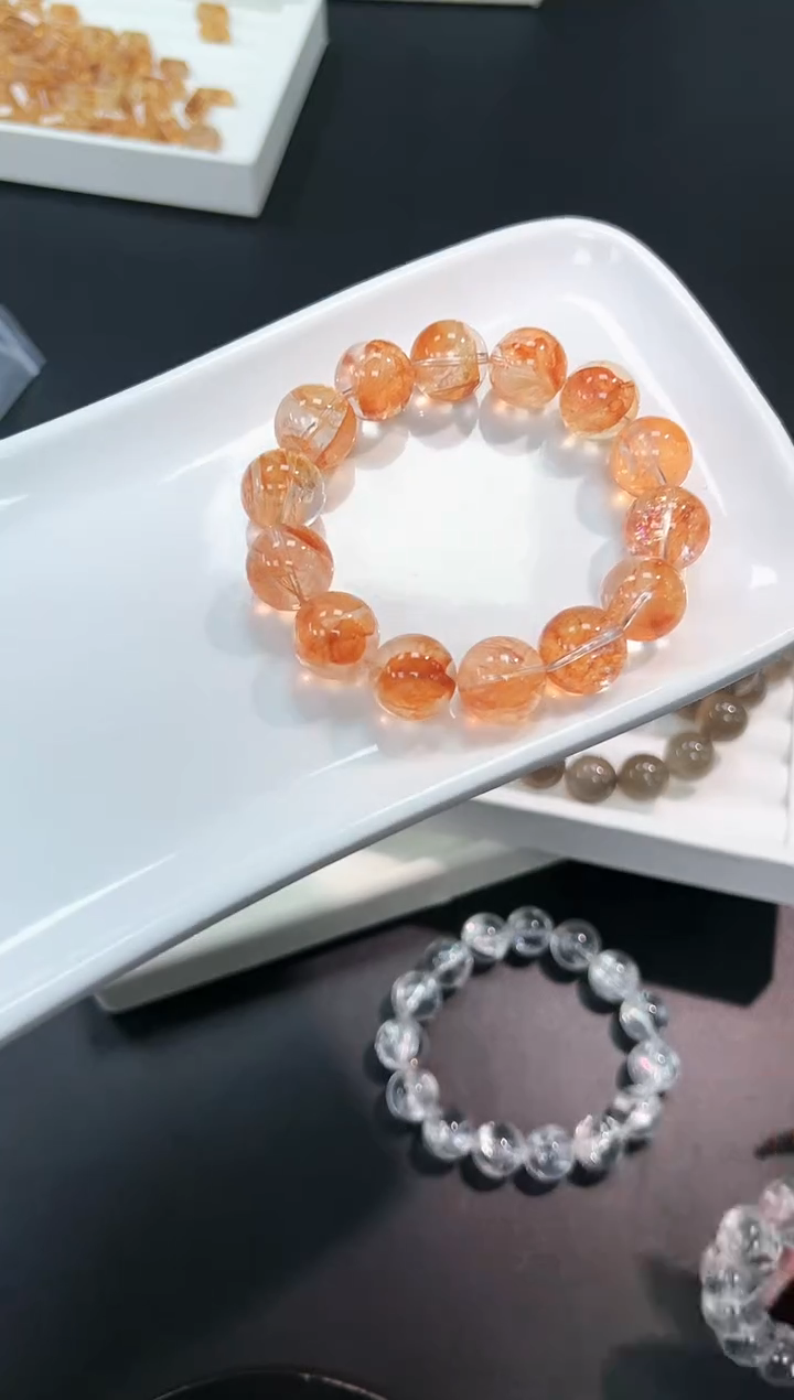 【闪购商品】水晶手串未镶嵌8c多样性发其一/1条15mm默认微瑕