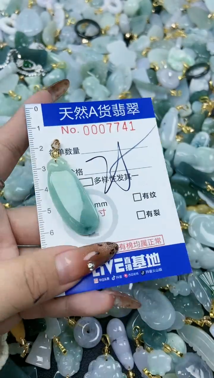 【闪购商品】翡翠颈饰未镶嵌天然A货翡翠