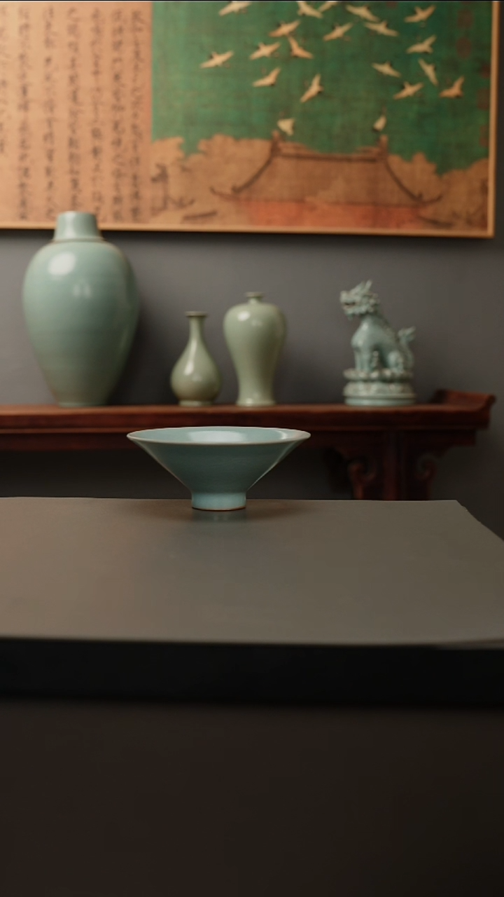 【闪购商品】杯仿古釉原矿  斗笠