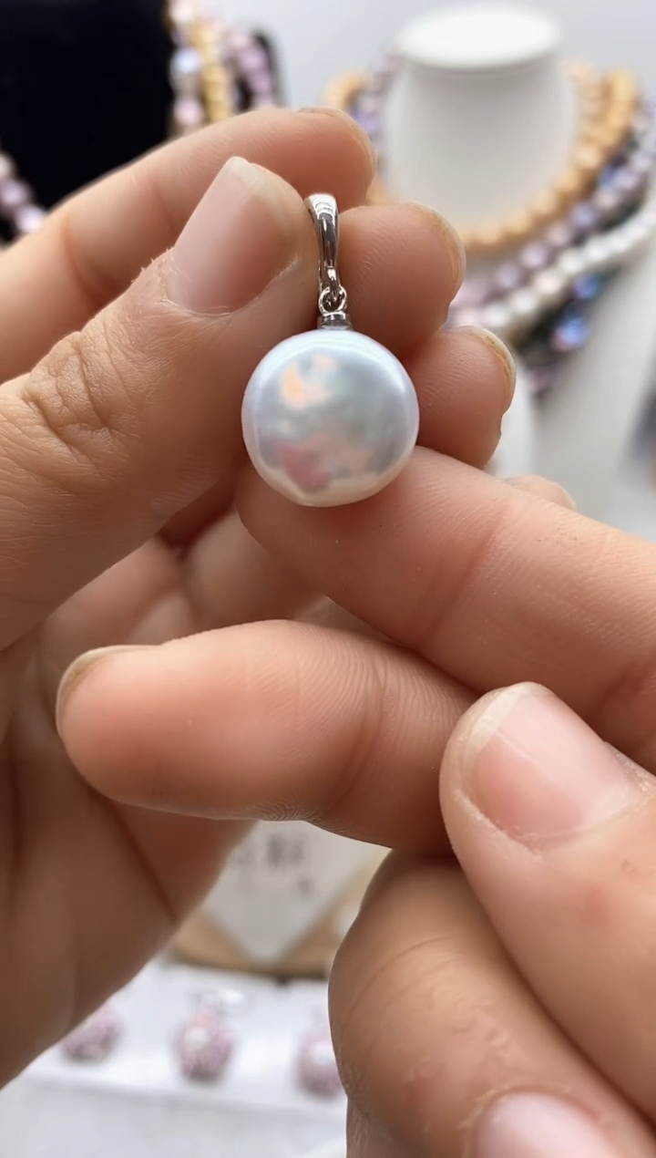 【闪购商品】淡水珍珠颈饰钛钢6