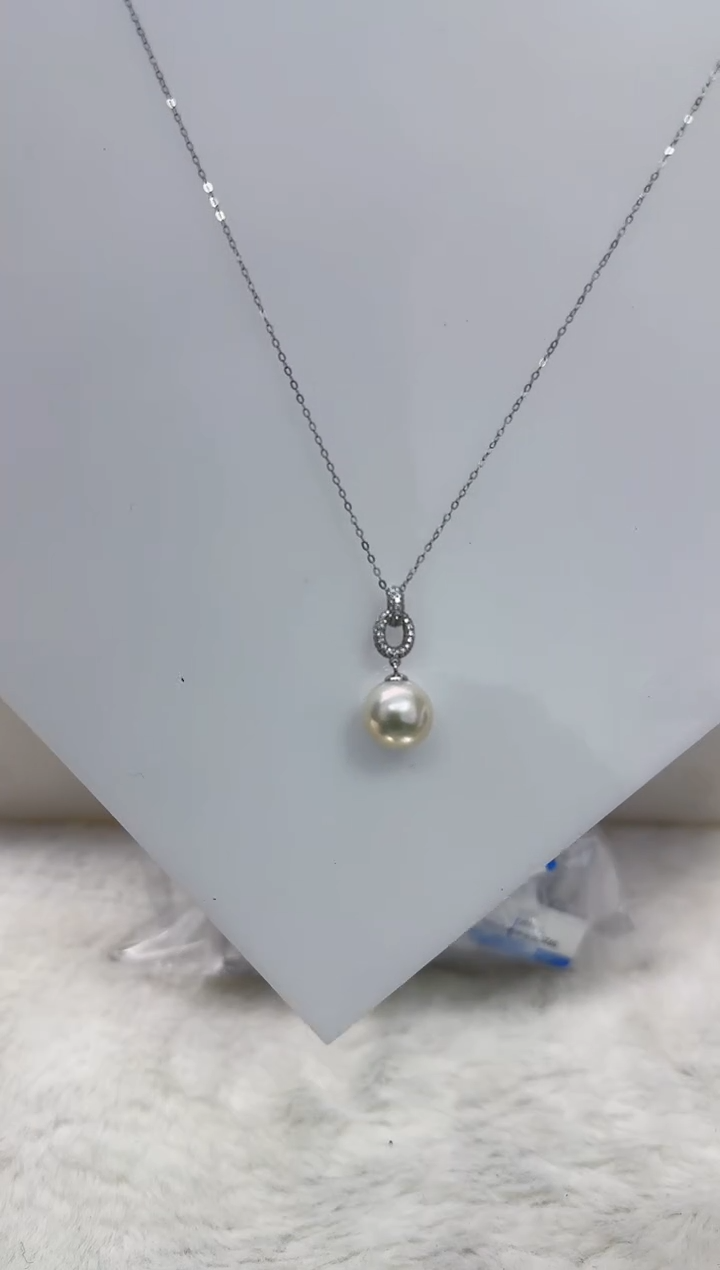 【闪购商品】淡水珍珠DA银S925镶嵌b633 吊坠12