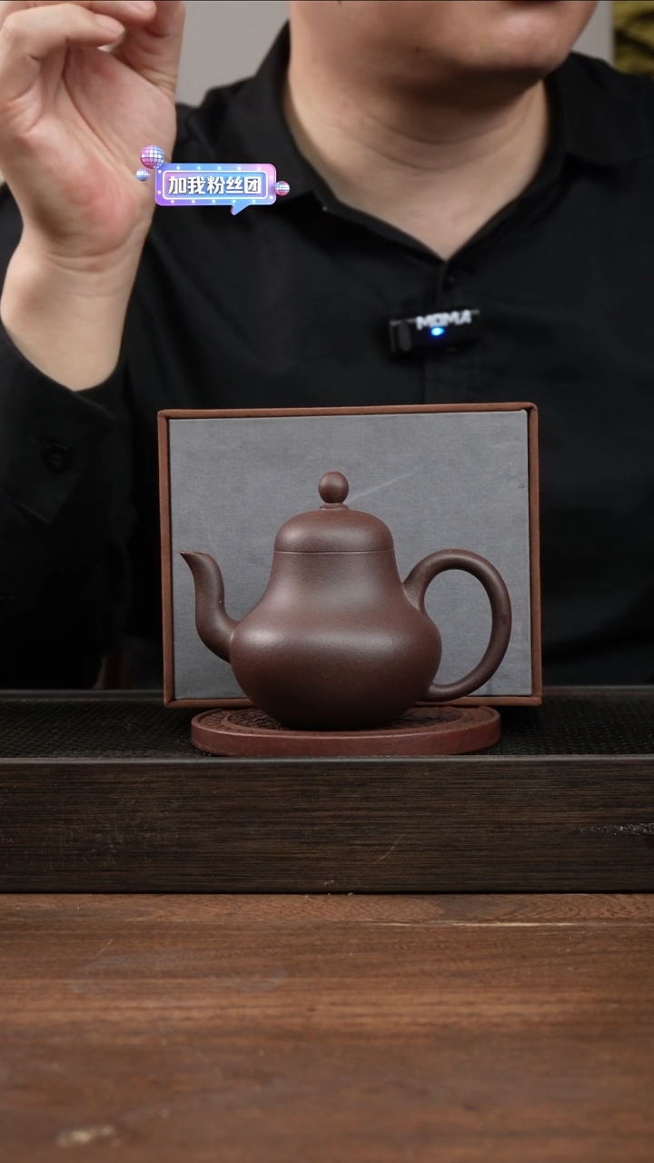 茶杯紫砂容*紫泥思婷     160CC  