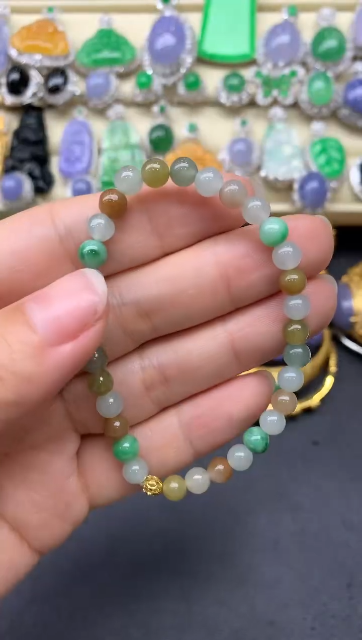 【闪购商品】翡翠手串未镶嵌38-中国好珍宝