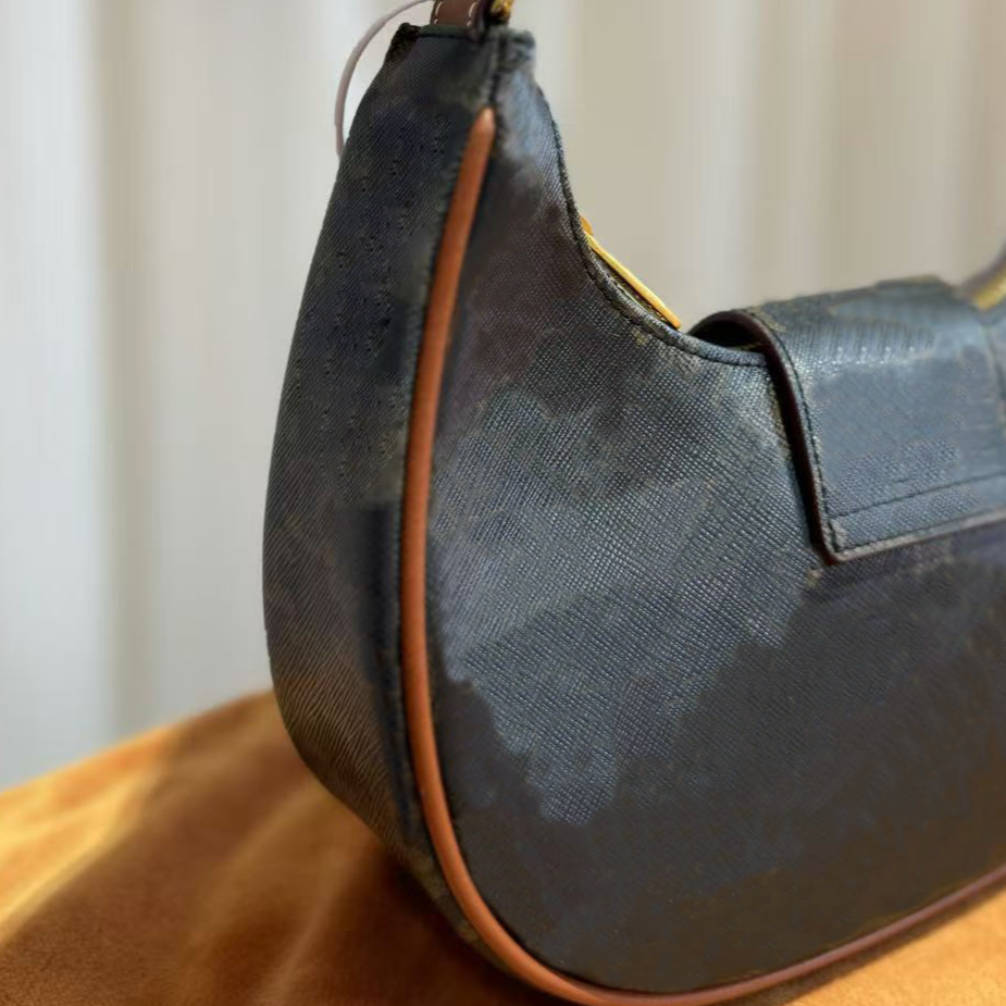 HIRMRIS手工真皮包550395 手拎月林花