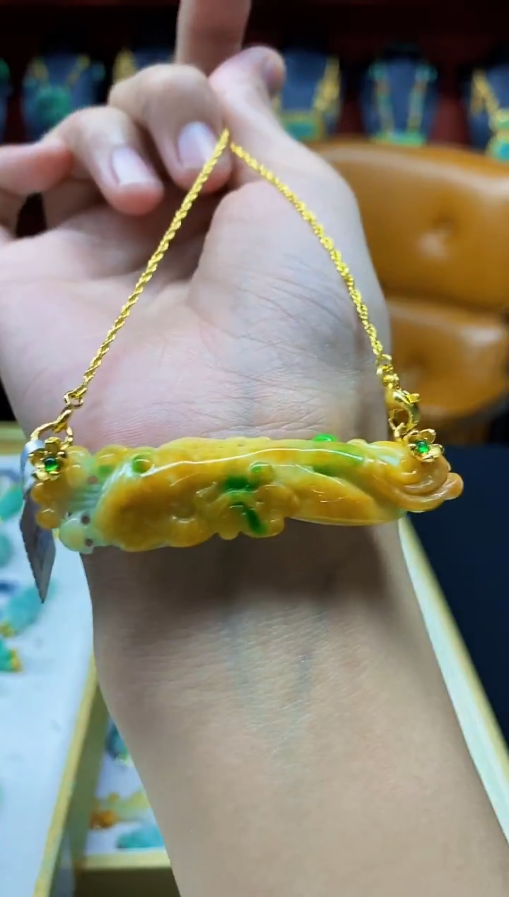 颈饰未镶嵌翡翠翡翠吊坠