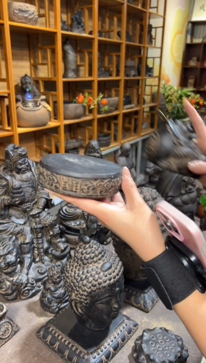 陶土【火山泥】吉祥底座