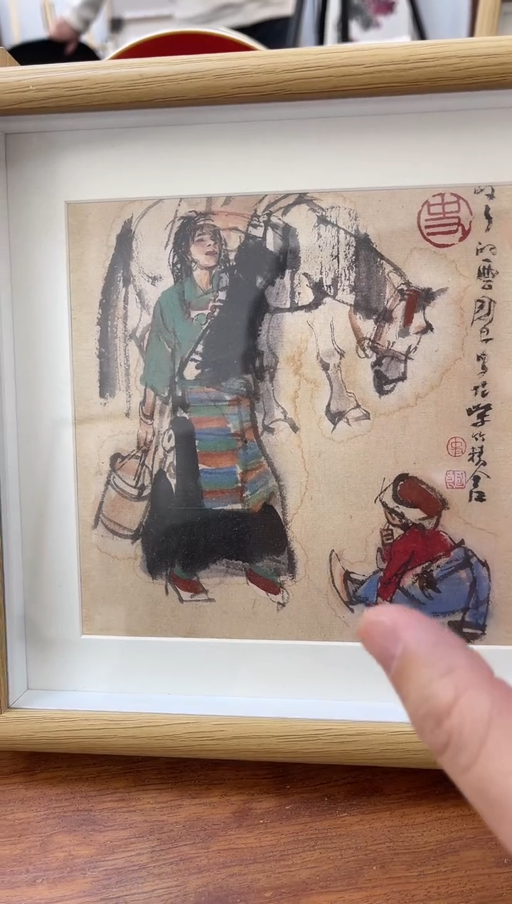 【闪购商品】国画史国良老师摆台-马