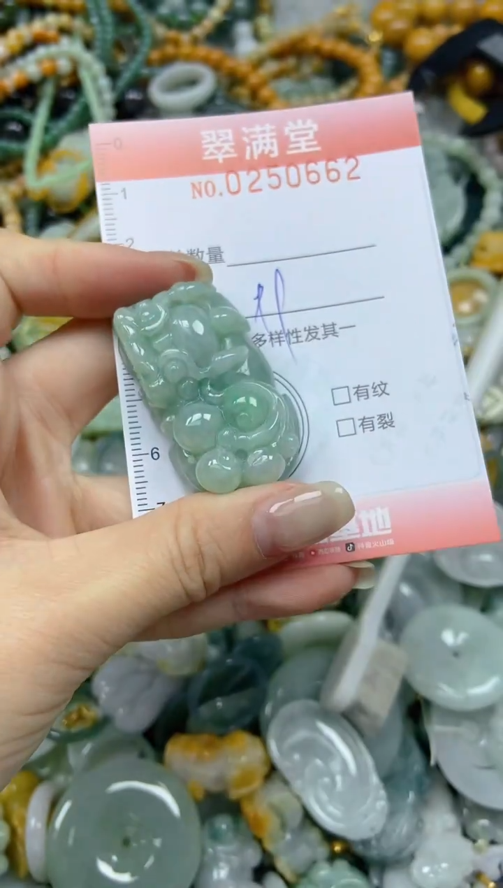 未镶嵌挂件翡翠闪购0250662