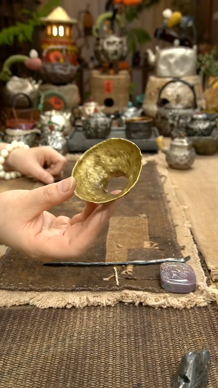 纯铜纯手工投茶器