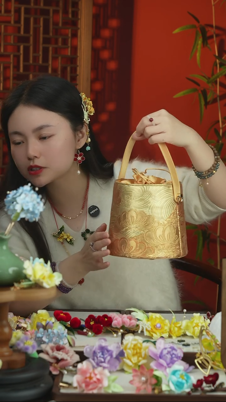 刺绣闪购纯手工非遗国风饰品