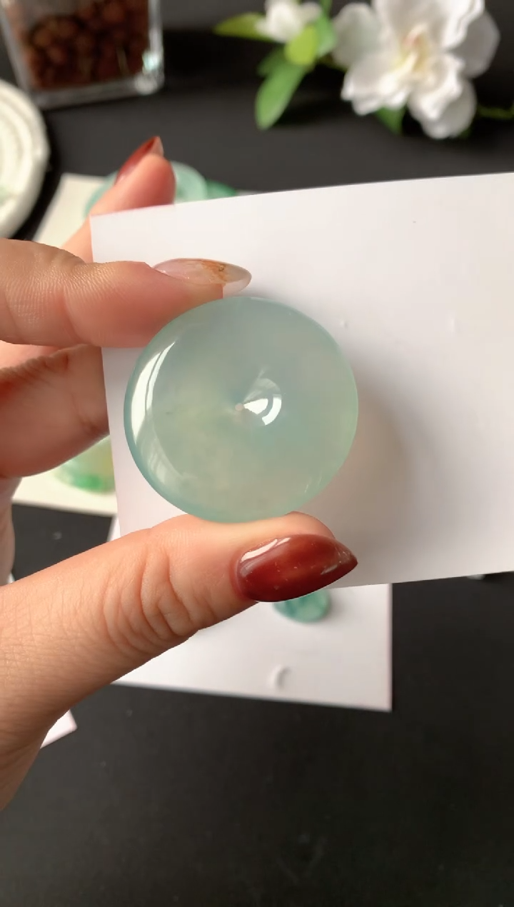 未镶嵌定制翡翠密**美尺寸35.8*5.9