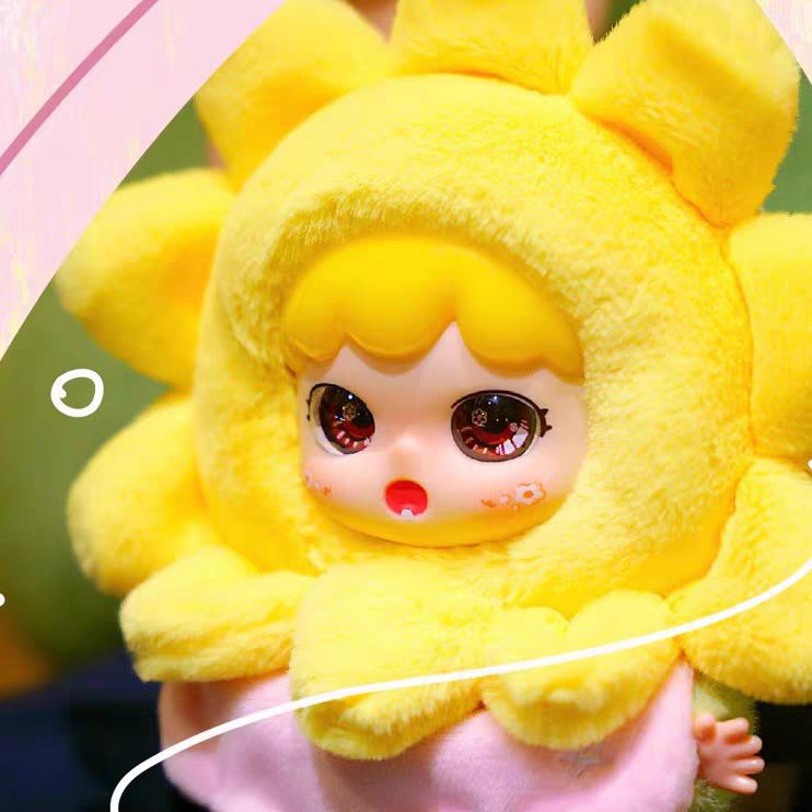 小甜牙春天的约定系列毛绒盲盒手办公仔潮玩可爱摆件