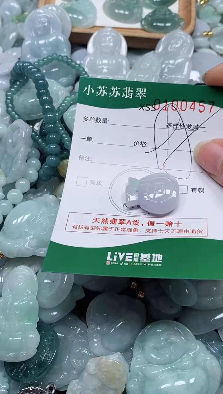 【闪购商品】翡翠颈饰未镶嵌闪购商品0100257