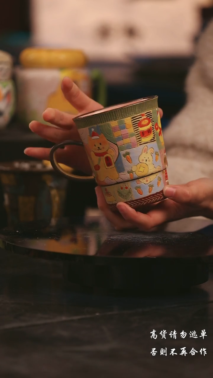 陶瓷景德镇可爱设计师款陶瓷 