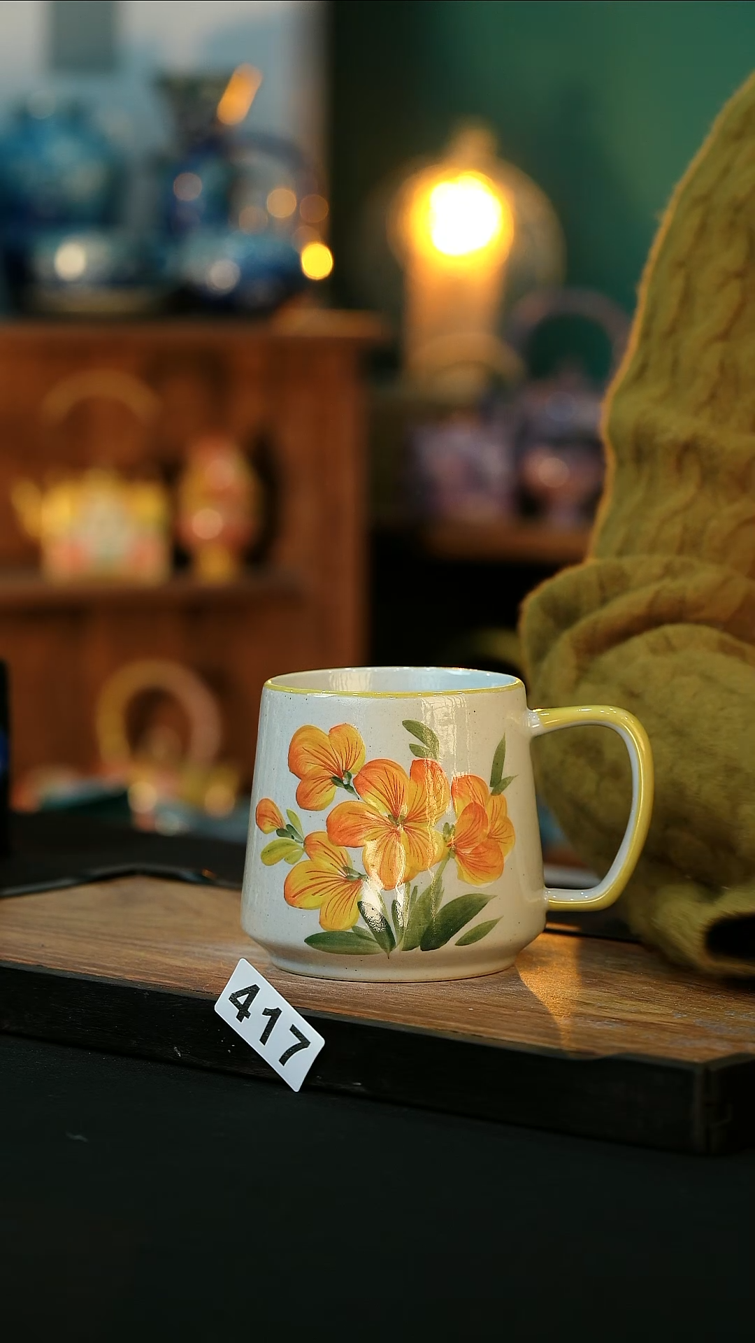 【闪购商品】杯手绘心瓷陶瓷浮力