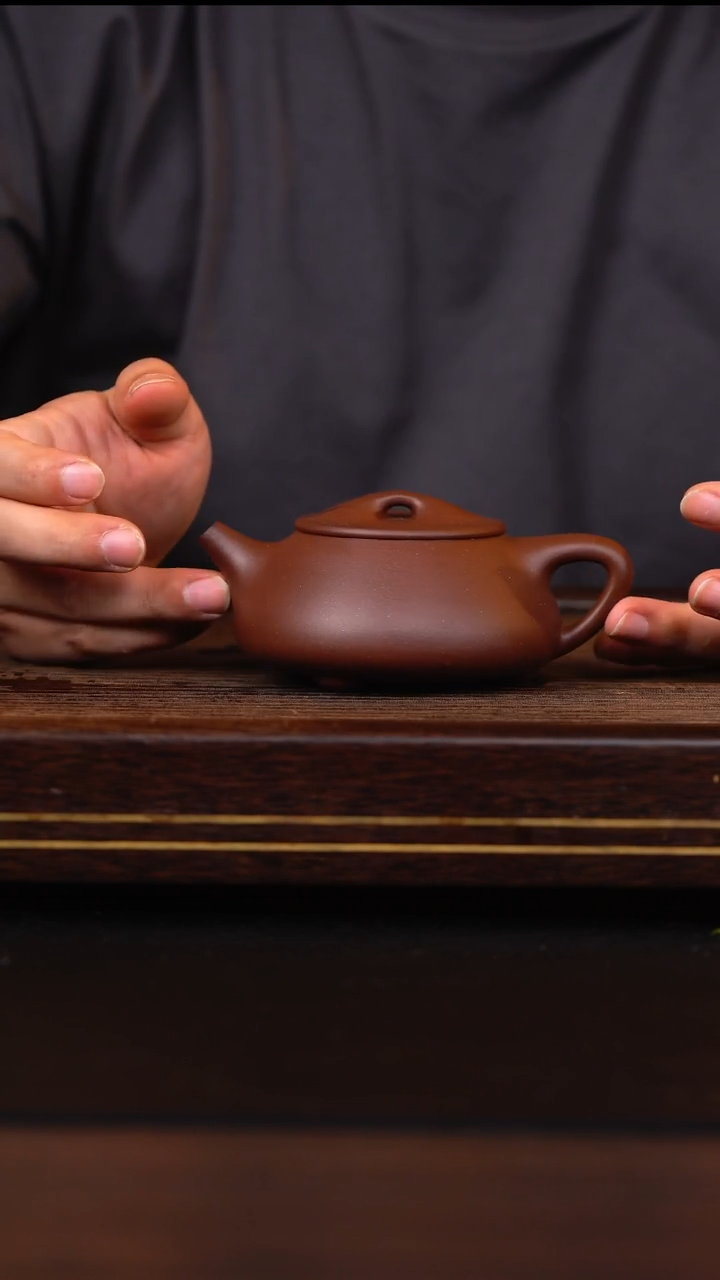 茶壶紫砂底槽青满瓢置换壶