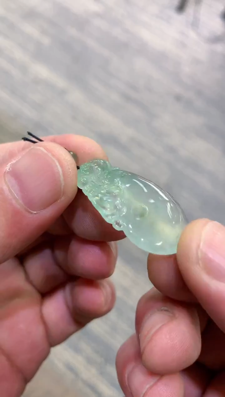 颈饰未镶嵌翡翠天然A货翡翠