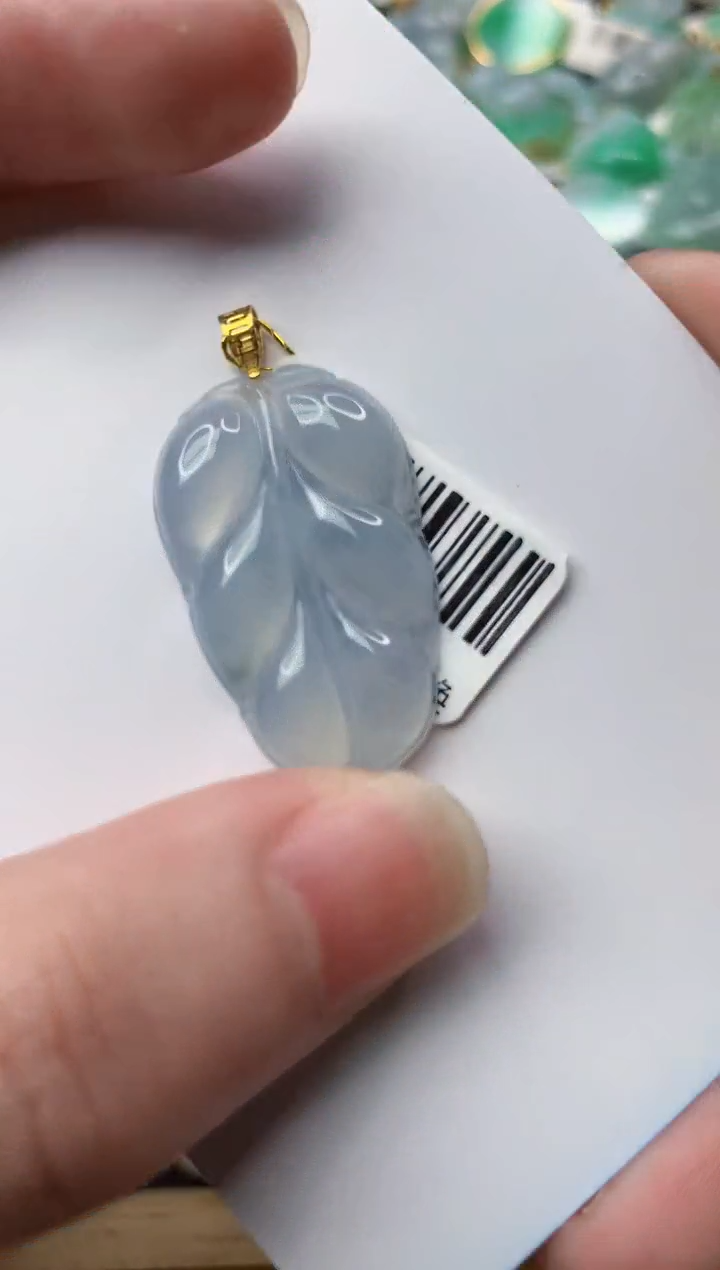 【闪购商品】翡翠颈饰18K金镶嵌4..........