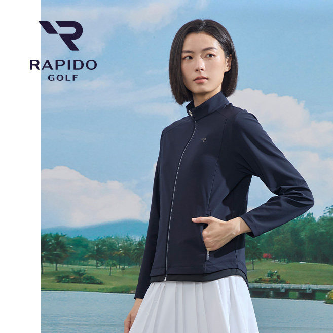 【新品】RAPIDO雳霹道新款女装高尔夫GOLF基础修身夹克VP5Z76P01