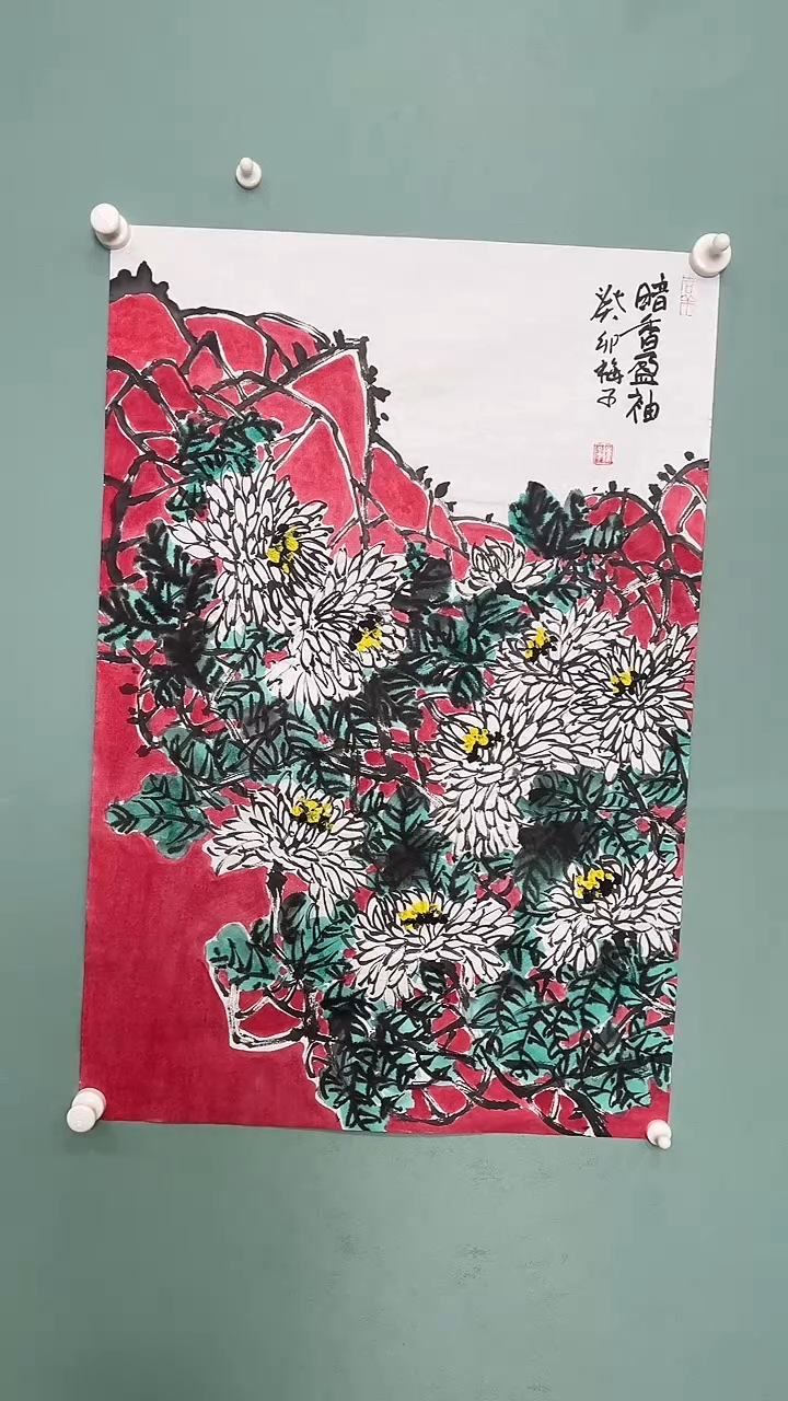 国画杜梅国画9788