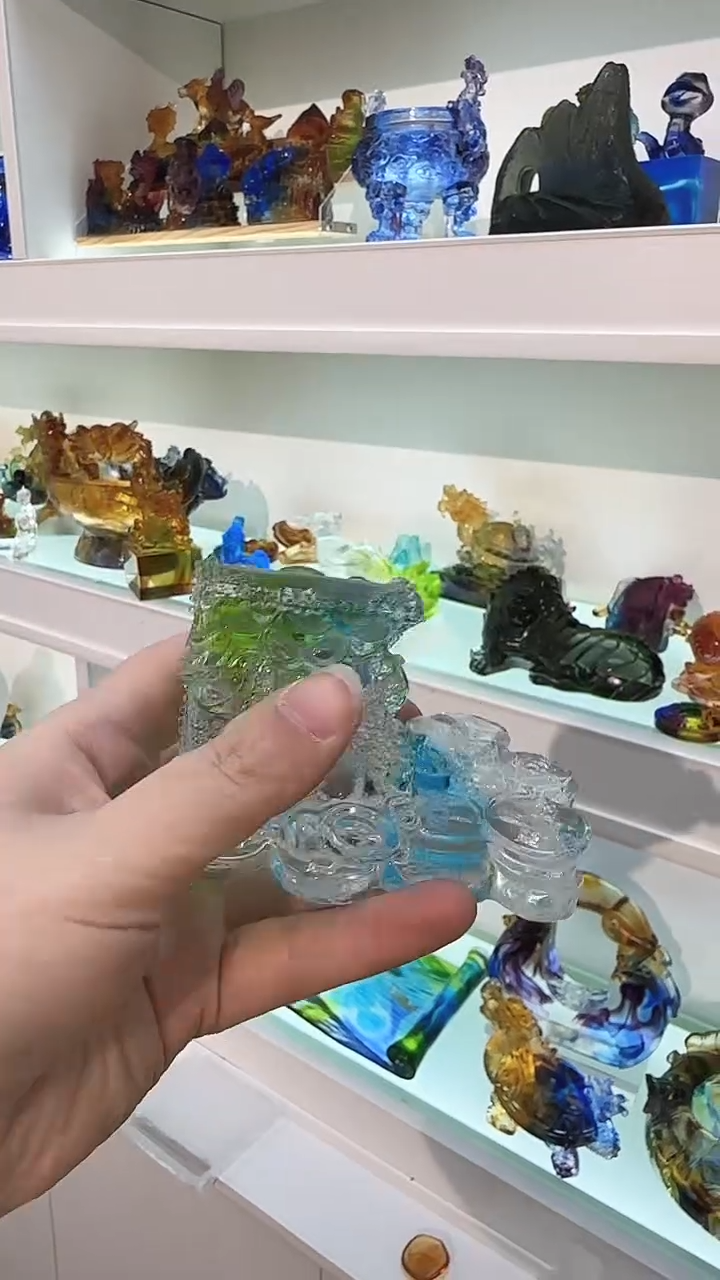 手工艺品琉璃百宝箱