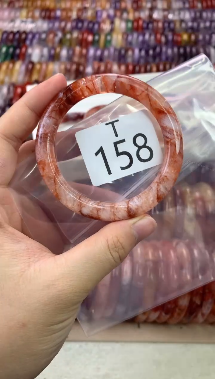 【闪购商品】水晶水晶手镯L未镶嵌158-55