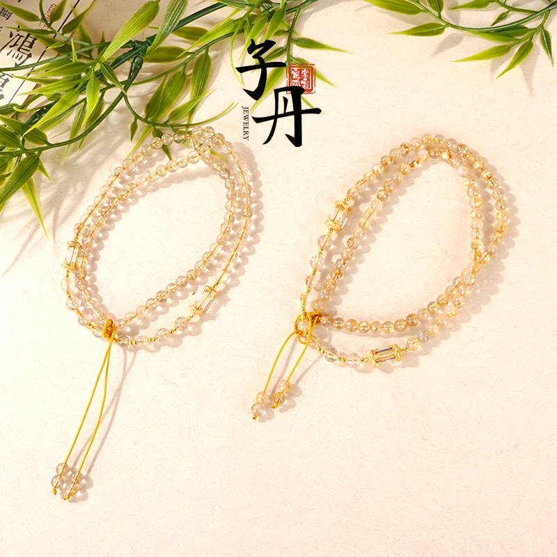 【小乔】金发晶项链（多样性发/发一条）XQ-017