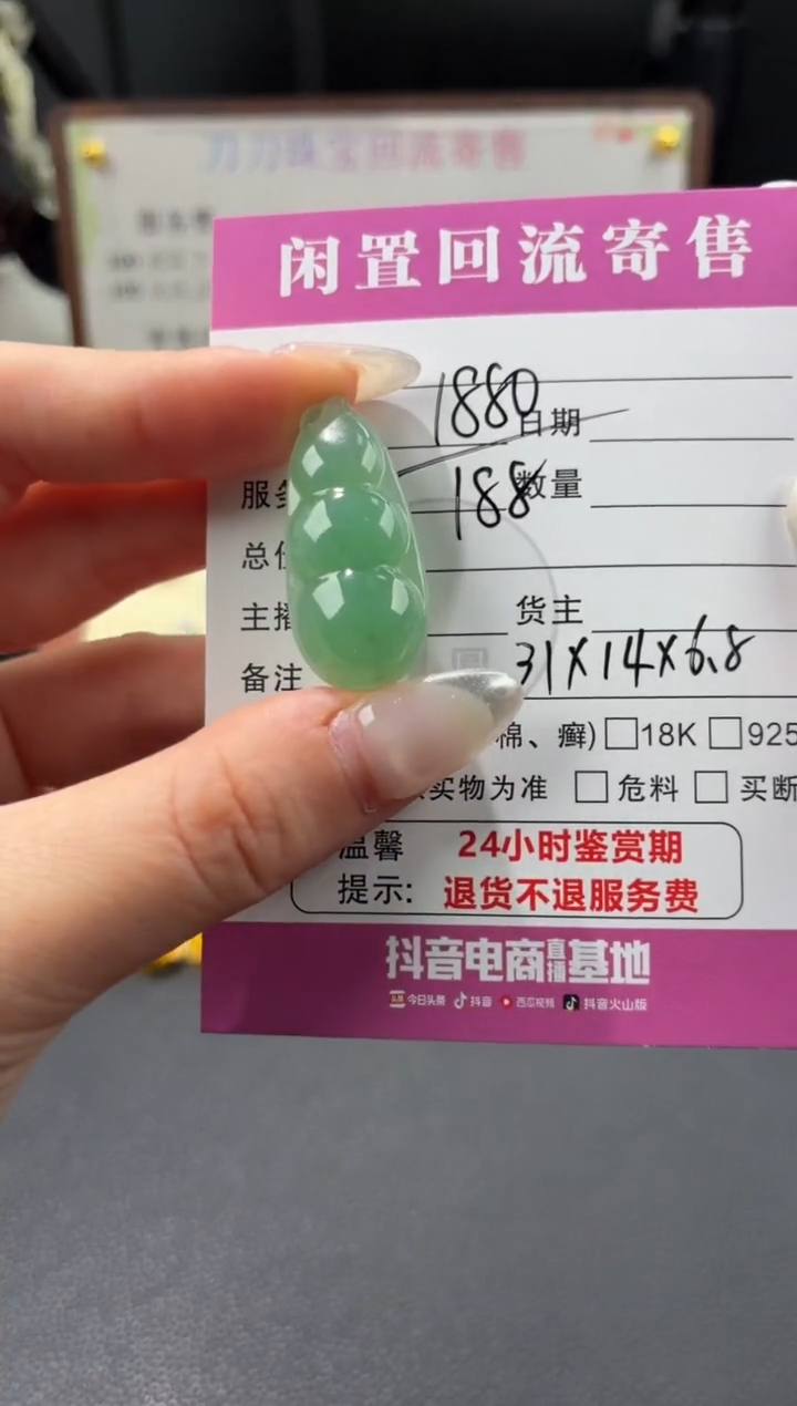 颈饰未镶嵌翡翠00001456