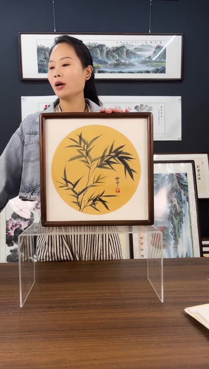 竖款代云中-35*35绘画