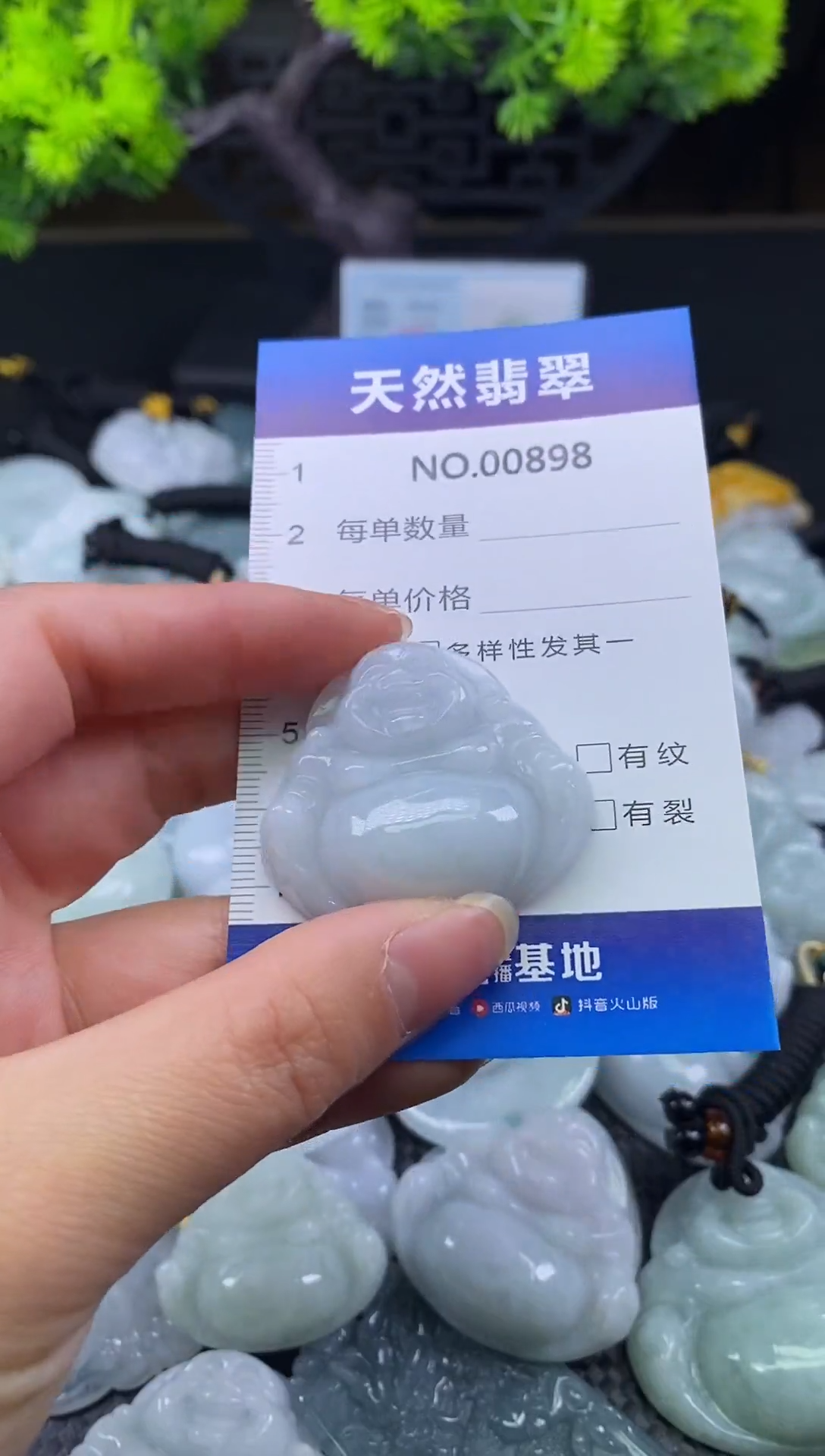 颈饰未镶嵌翡翠天然缅甸翡翠898