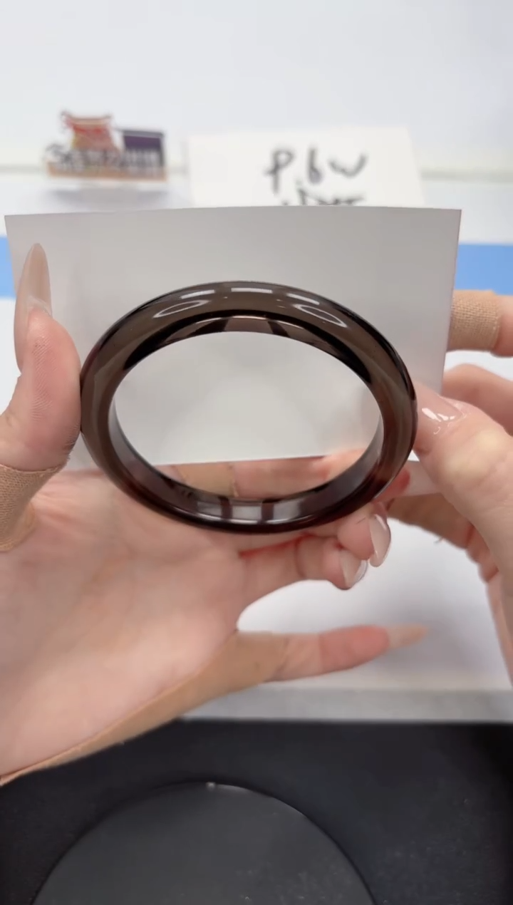 【闪购商品】黑曜岩手镯未镶嵌A531-59.6