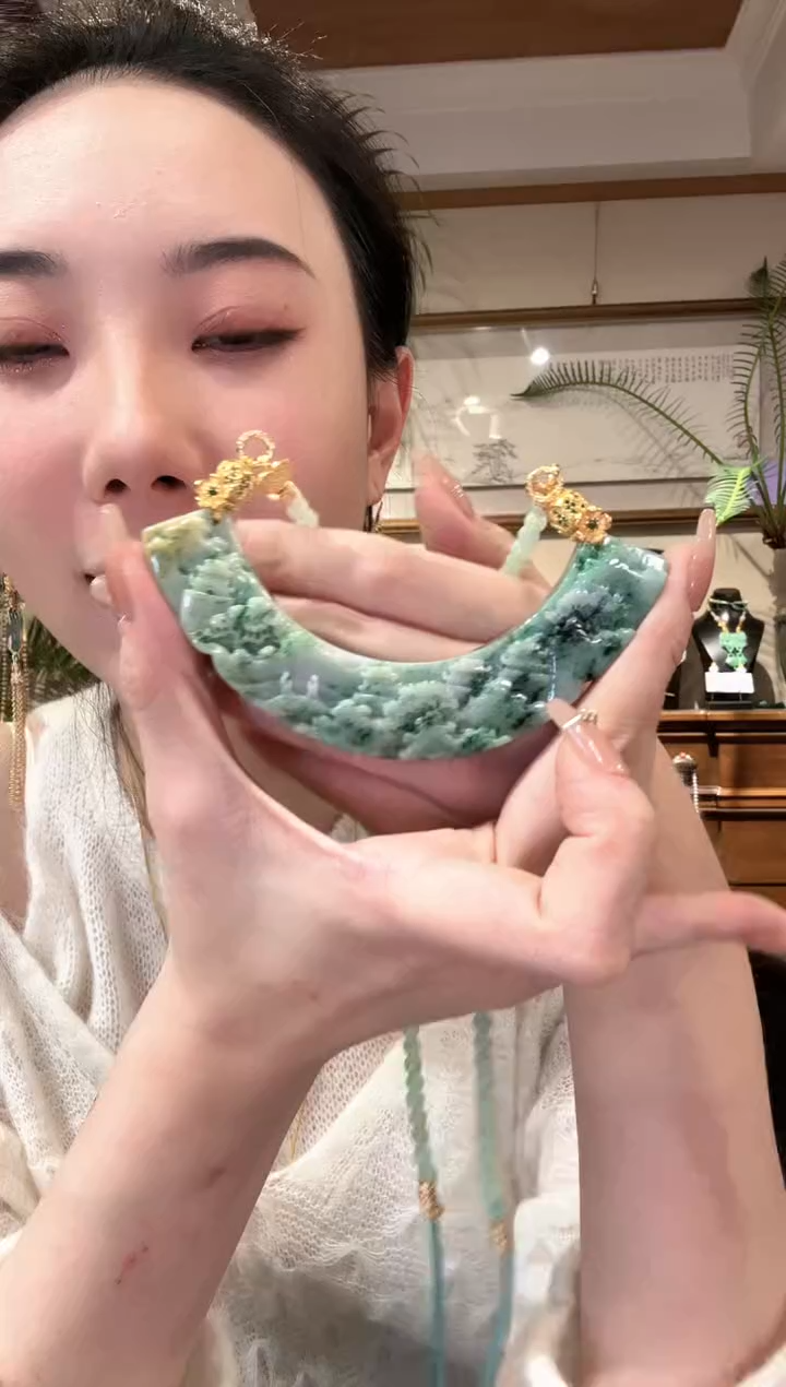 【闪购商品】翡翠颈饰未镶嵌国风