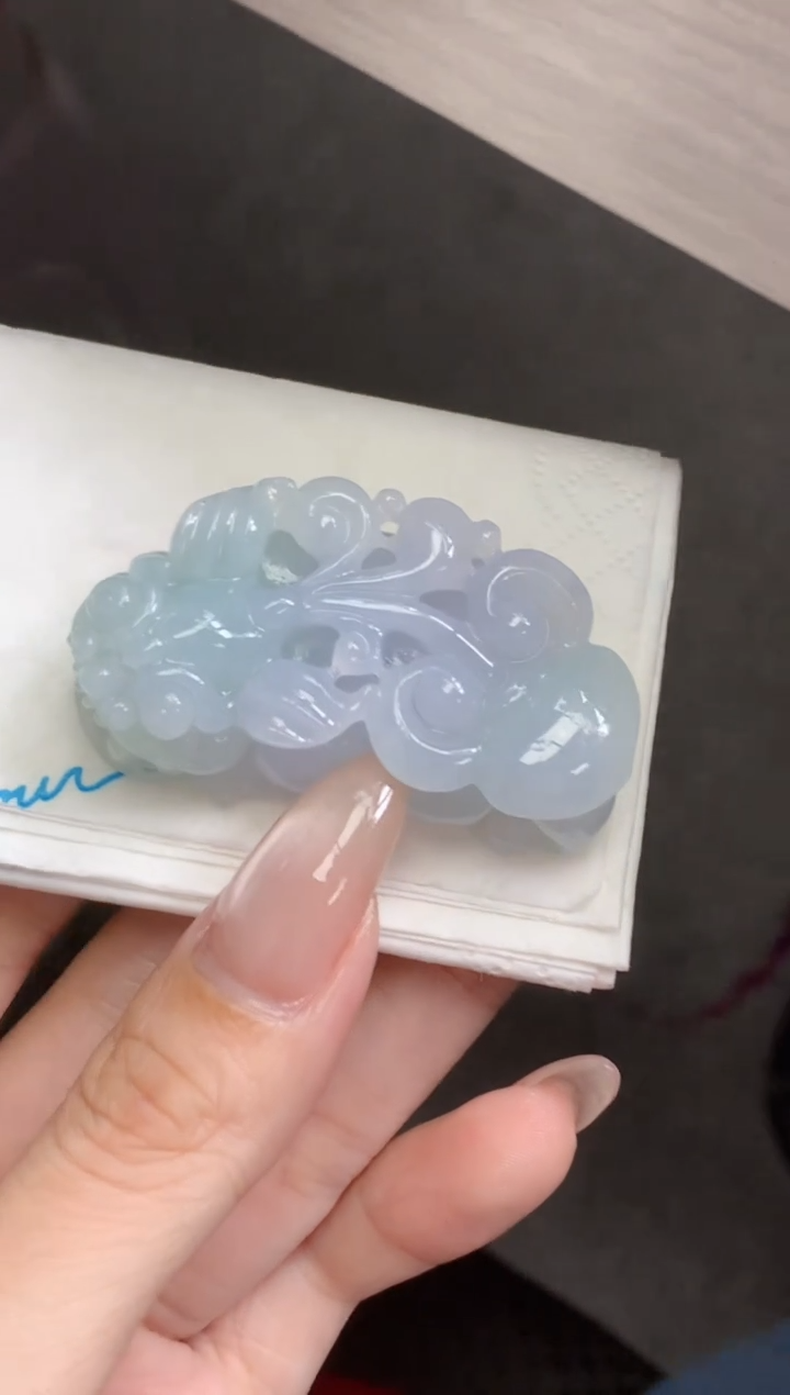 【闪购商品】定制翡翠未镶嵌010ee-毛货貔貅13赠高货绳