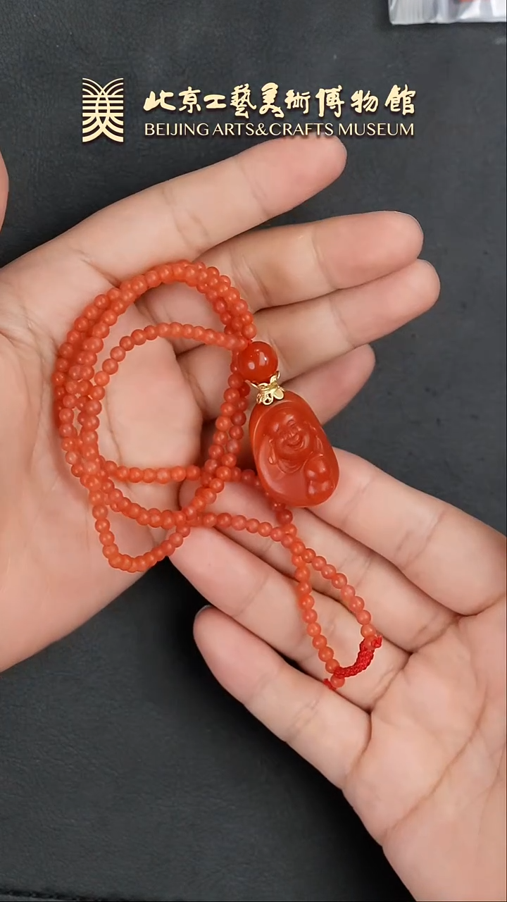 【闪购商品】南红玛瑙项链未镶嵌B0126GMD396佛公项链